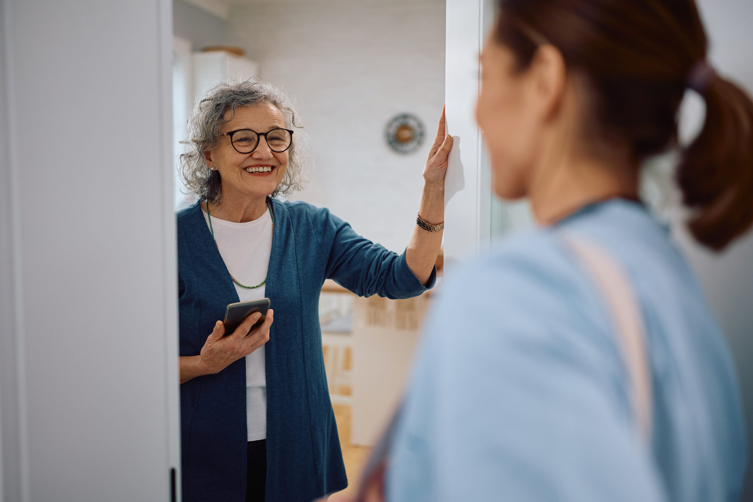 home health software with delayed visit alerts