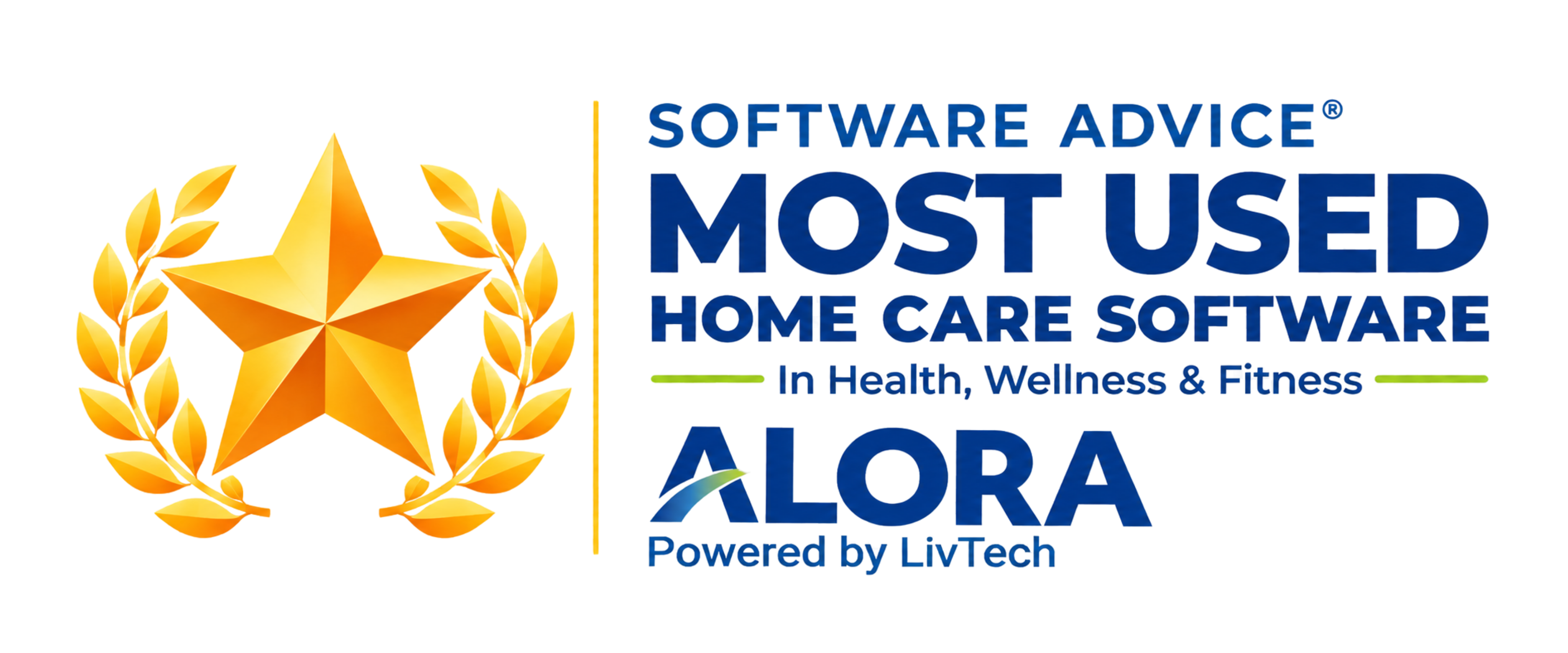 Alora named most used homecare software by software advice